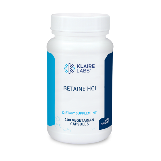 Betaine HCl Capsules, 100 ct