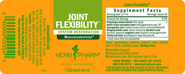 Joint Flexibility Liquid Extract, 1oz