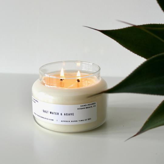 Salt Water & Agave Candle 15oz