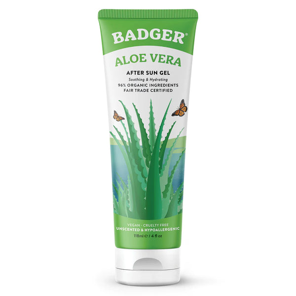 Badger Aloe Vera After Sun Gel, 4floz