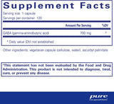 GABA Capsules, 60ct
