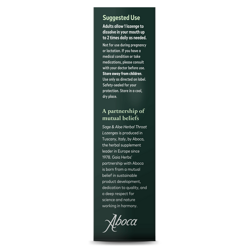 Herbal Throat Lozenges, 20 lozenges