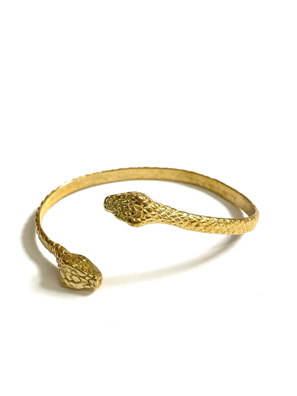 Leda Snake Cuff