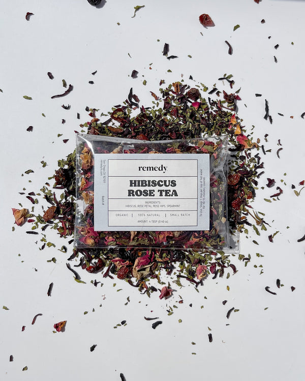 Remedy Hibiscus Rose Tea, (3oz/ 4 TBSP)