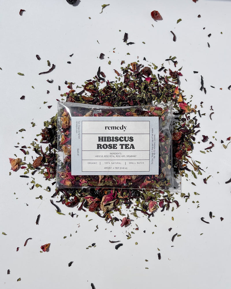 Remedy Hibiscus Rose Tea, (3oz/ 4 TBSP)