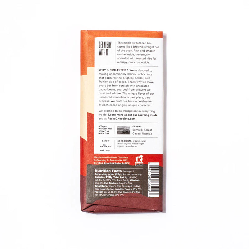 Raaka Maple & Nibs