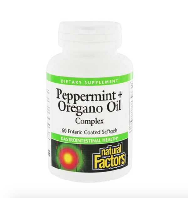 Peppermint + Oregano Oil Complex Softgels, 60 ct
