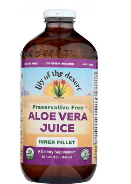 Aloe Vera Juice Inner Fillet, 32oz – Remedy Holistic