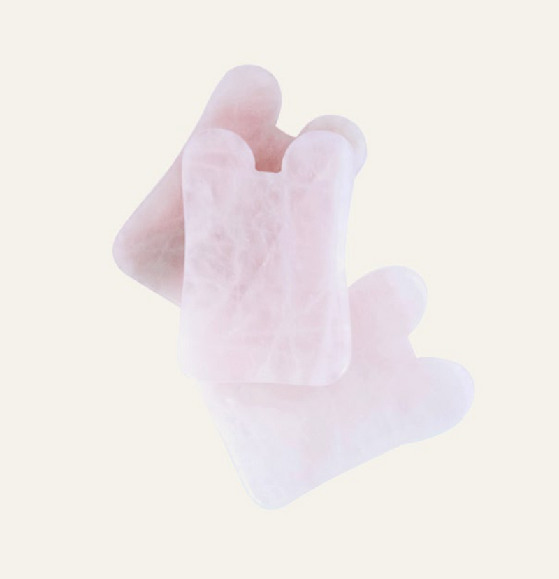 Gua Sha Gift Set, Rose Quartz