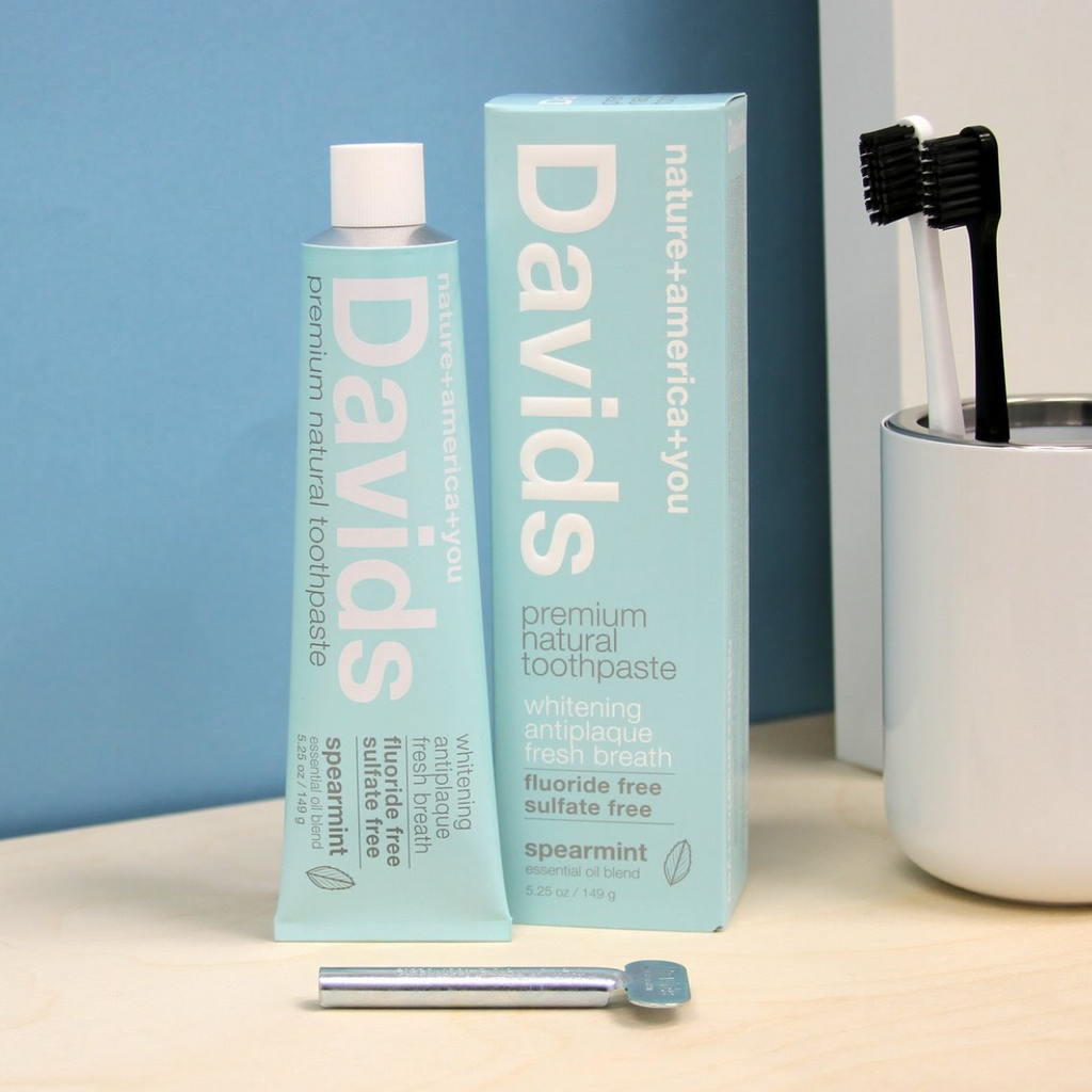 David's Toothpaste Regular David's Toothpaste Spearmint, 5.25oz – Remedy Holistic