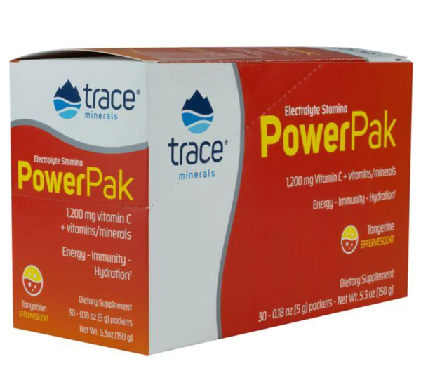 Trace Minerals Power Pak Citrus Sugar-Free, 30 ct