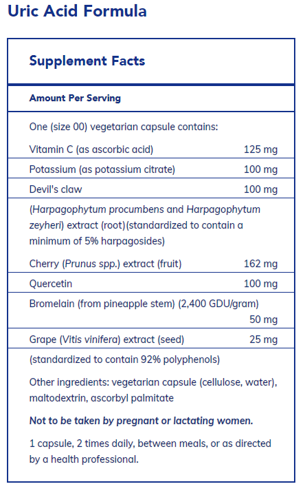Uric Acid Formula 120ct