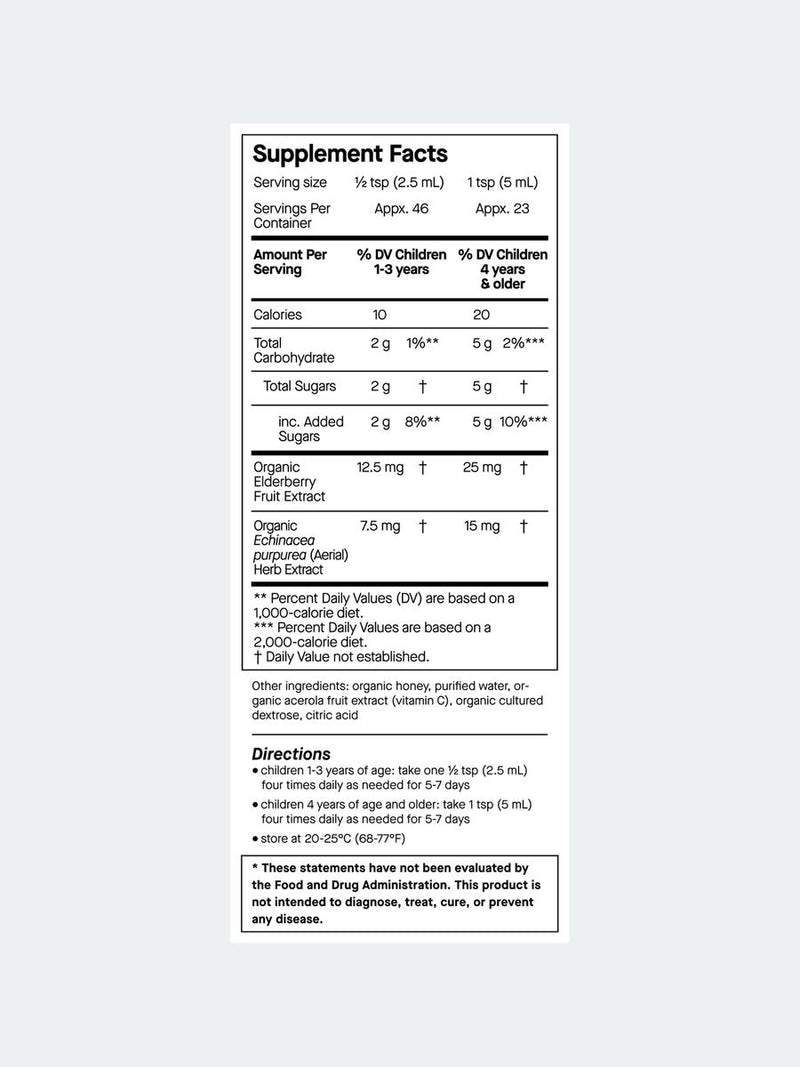 Kids' Honey Cough Syrup, 4 fl oz