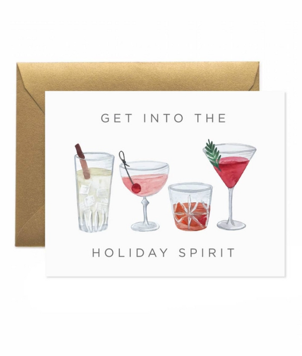 Holiday Spirit Greeting Card