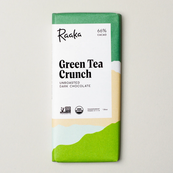 Raaka Green Tea Crunch, 1ct