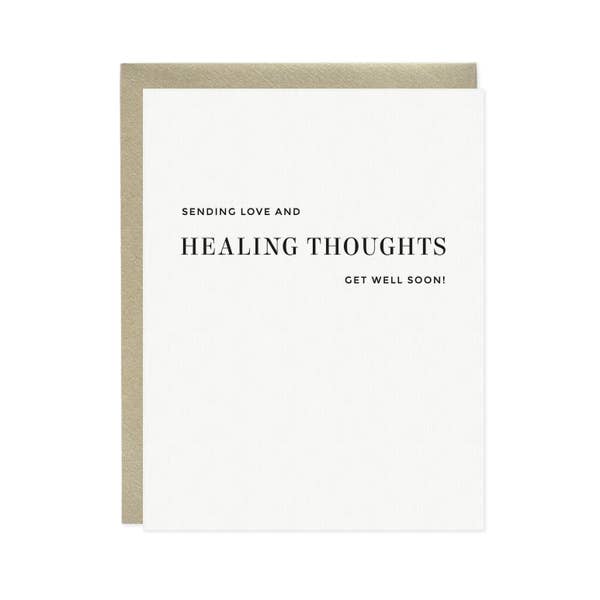 Card, Healing Thoughts