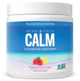 Calm Magnesium Powder, Raspberry-Lemon 8oz
