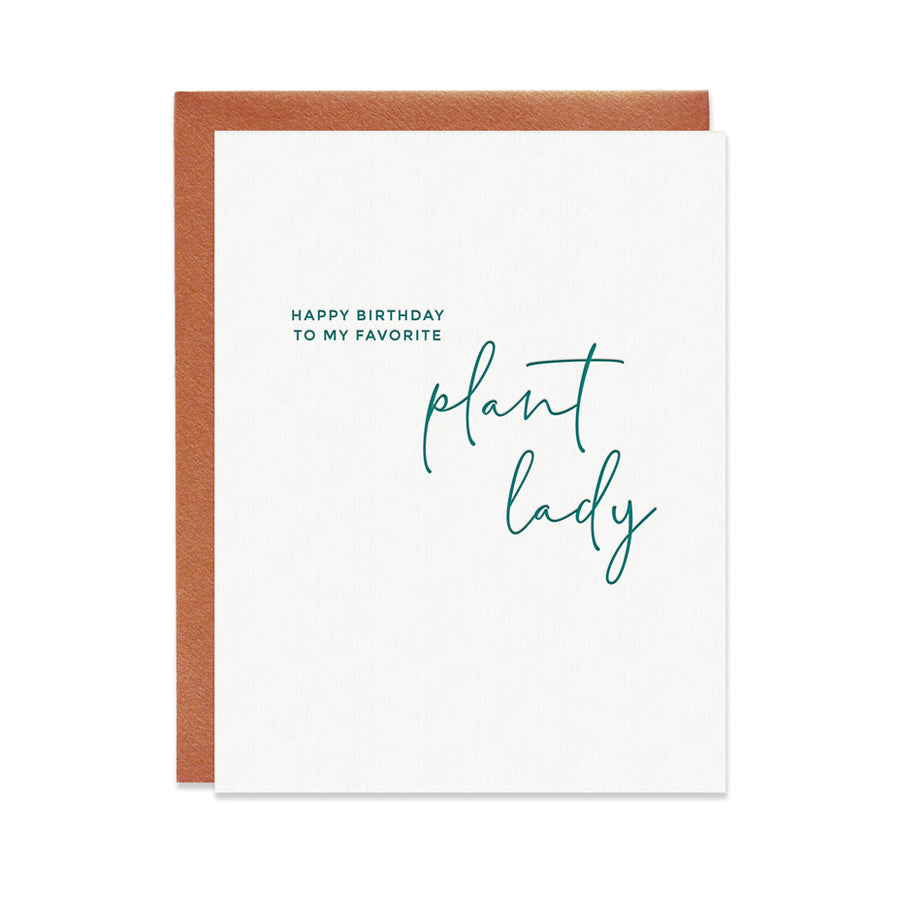 Card, Happy Birthday to My Favorite Plant Lady – Remedy Holistic