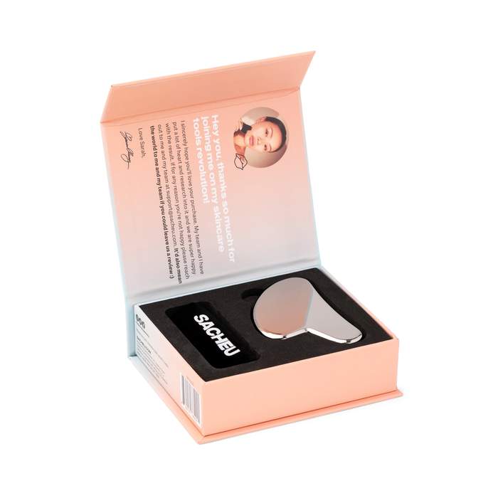 Stainless Steel Gua Sha + Travel Bag