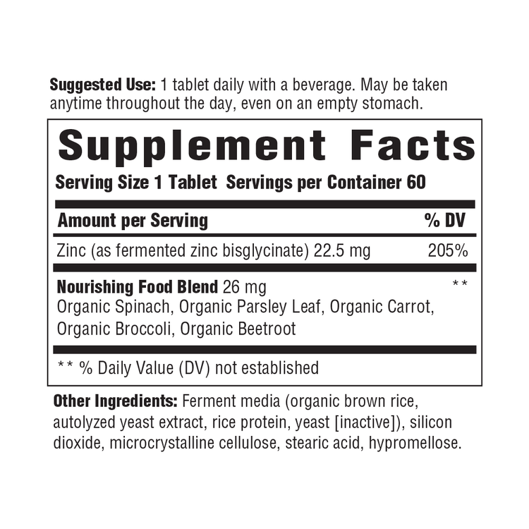 Zinc, 60ct